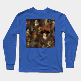 Rembrandt Paintings Mashup Long Sleeve T-Shirt